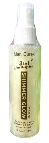 Mani Curex 3 in 1 Shimmer Glow Body, Hair & Face Spray - 120ml