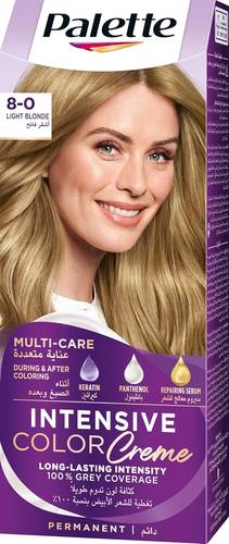 Palette Intensive Cream Hair Color, Light Blonde, No. 0-8