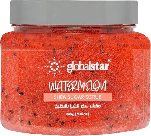 Global Star Shea Sugar Face & Body Scrub with Watermelon - 600g
