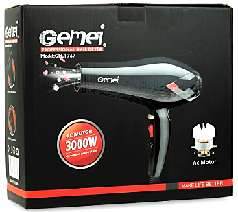 Gemei Hair Dryer 3000 Watt GM-1767