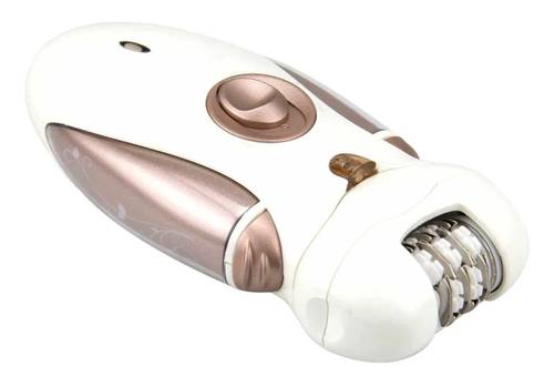Bure Power 4-in-1 Multi-Purpose Hair Removal Device for Women, White and Brown - LS-4098a