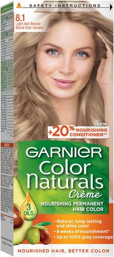 Garnier Color Naturals Crème Hair Dye No. 8.1 Light Ash Blonde