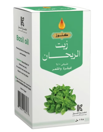 كنوز زيت الريحان للبشرة و الشعر- 125 مل