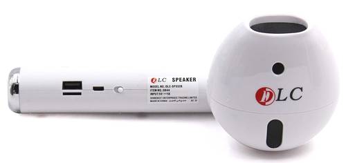 DLC Bluetooth Speaker in the shape of a large headset, model DLC-SP3326