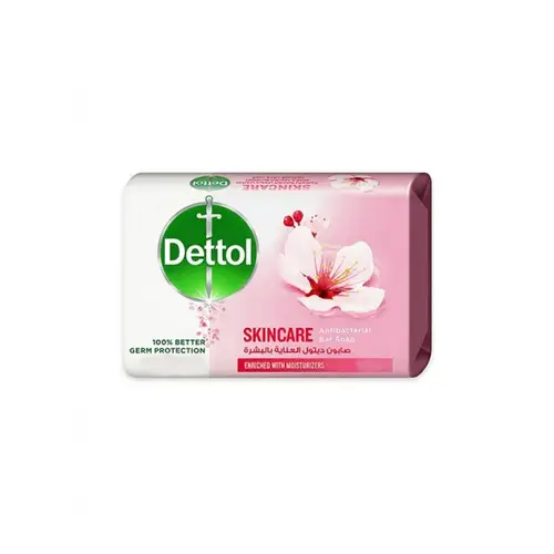 Dettol Skin Care Soap with Rose and Sakura Blossom Scent - 70 gm