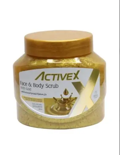 Active X Gold Face and Body Scrub Gel - 500ml