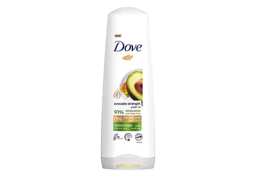 Dove Conditioner for weak hair, up to 96% less hair fall, with avocado power and nourishing natural extracts, without sulfates, parabens or dyes, 350ml