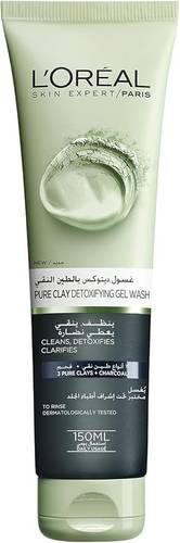 L'Oréal Paris Pure Clay Charcoal Detox Wash - 150ml