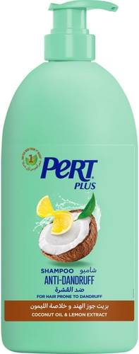 Pert Plus Anti-Dandruff Shampoo with Coconut Oil and Lemon Extract 1L