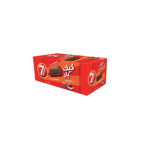 كيك سفن دايز بار بحشوة الكاكاو 12 قطعة 25 جرام