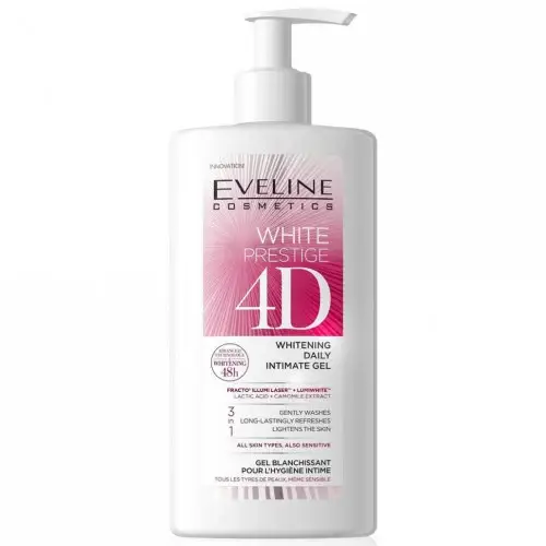 Eveline White Prestige 4D Daily Intimate Wash Gel for Women - 250ml