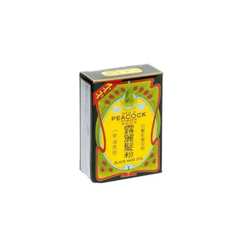 Peacock Powder Hair Dye Natural Black 6g