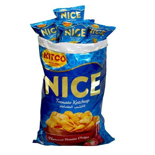 Kitco Nice Chips with Tomato Ketchup, 21-pack * 12g