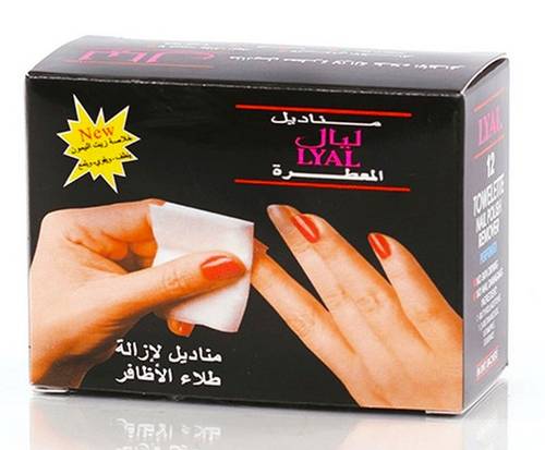 Lyal Scented Nail Polish Remover Wipes - 12 Wipes