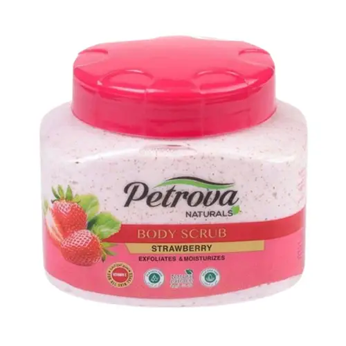 Petrova Strawberry Body Scrub & Cleanser - 500ml