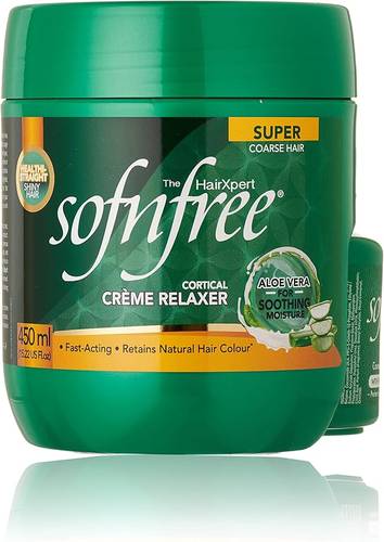 Sofn' Free Aloe Vera Hair Straightening Cream - 450 ml