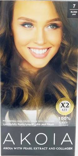 Akoia Collagen Rich Hair Dye Blonde No. 7