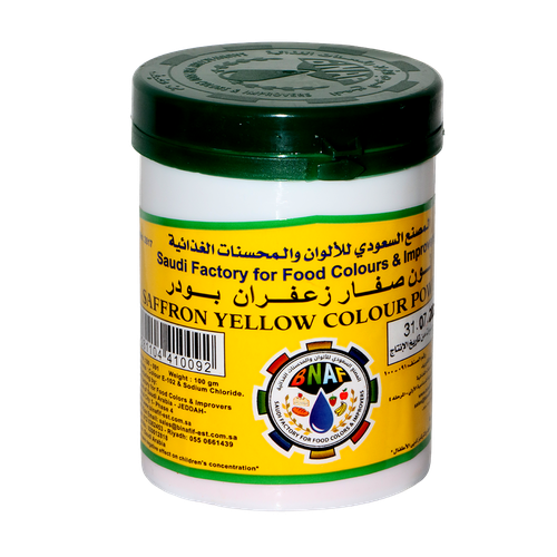 Saffron yellow color powder - 100 grams