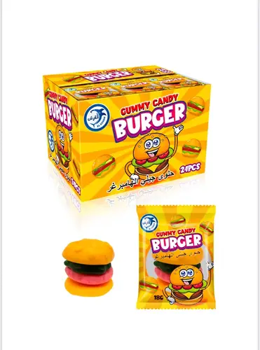 Hamburger Jelly Candy 24 pieces * 18 g