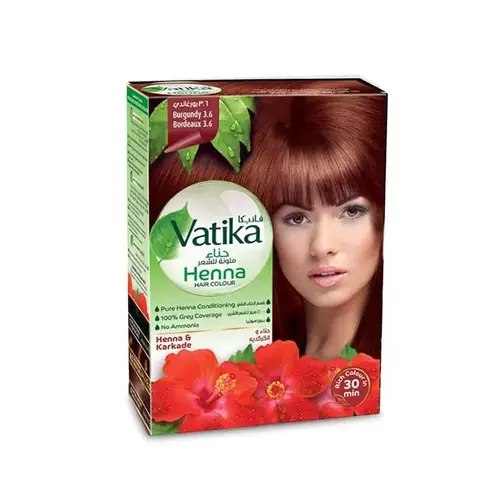 Vatika Henna Hair Colour No. 3.6 Burgundy