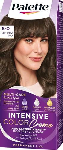 Palette Intensive Cream Hair Color, Light Brown, No. 0-5