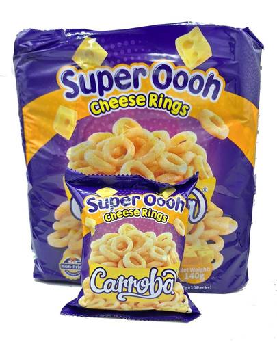 Super Oooh Corn Rings with Cheese Bag 10 pieces * 12 gs