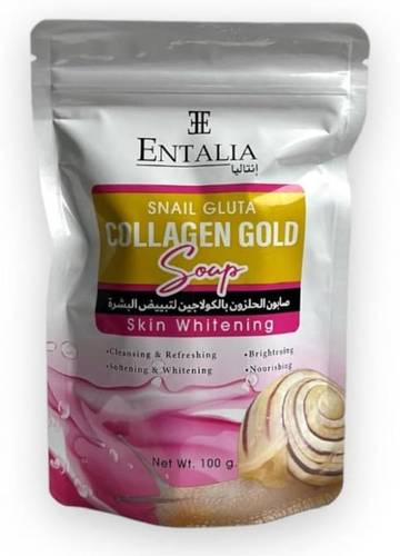 Entalia Snail Collagen Skin Whitening Soap - 100g