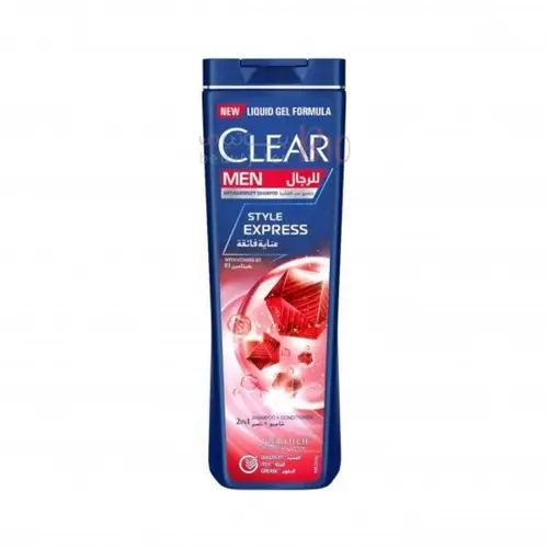 Clear Men 2 in 1 Anti-Dandruff Shampoo & Conditioner, Extra Care, 100% Fragrance-Free Hair & Nourishing Scalp, 190ml