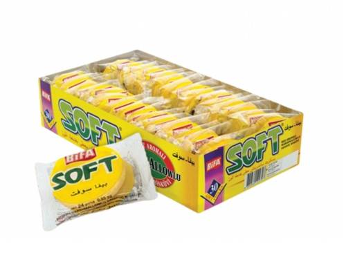 Soft Biscuit Sandwiches with Marshmallow and Banana 30 Pieces 28g