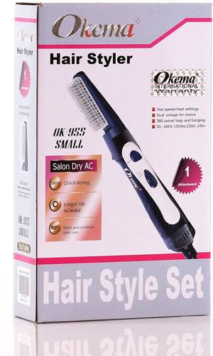 Okema Hair Styler 1000W Model No. OK-955 - Dark Blue Small