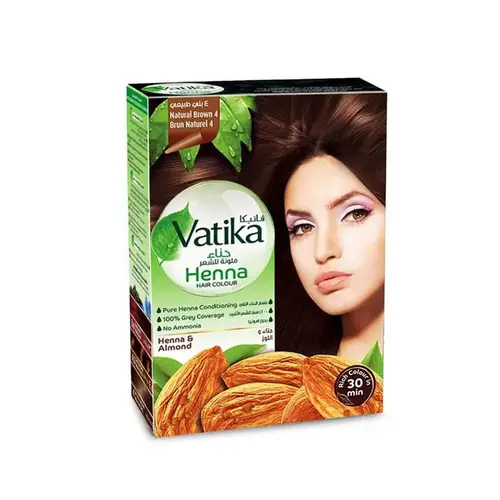 Vatika Henna Hair Color No. 4 Natural Brown