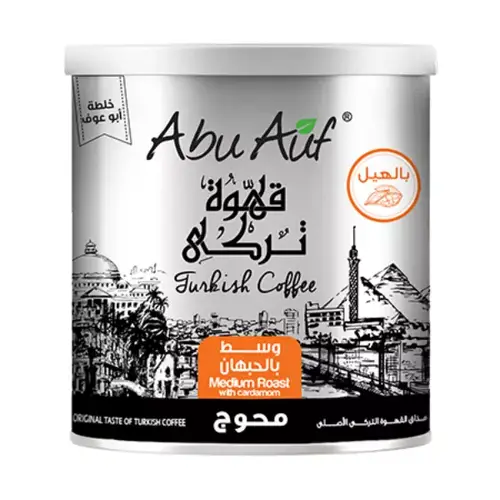 Abu Auf medium Turkish coffee with cardamom - 200 grams