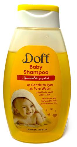 Doft children's shampoo, gentle on the eyes like pure water, nourishes and softens - 400 ml