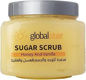 Global Star Honey & Vanilla Face & Body Scrub - 600g
