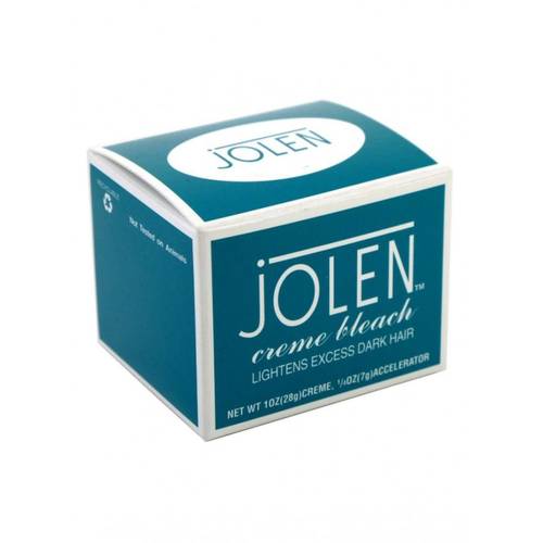 Jolen Bleaching Cream Lightens Extra Dark Hair 28g Cream + 7g Accelerator