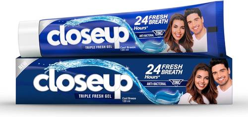Closeup Cool Breeze Triple Fresh Formula Toothpaste - 120ml