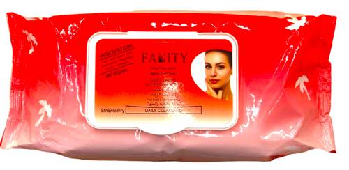 Fanity Makeup Remover Wipes - 80 Wipes