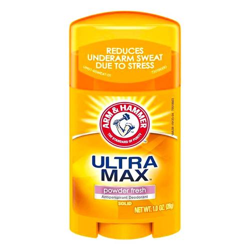 Arm & Hammer Ultra Max Antiperspirant Powder Fresh Deodorant - 28g