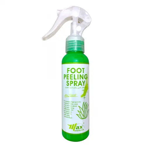 Max Exfoliating Foot Spray with Aloe Vera Extract for Fast Radiance - 130ml