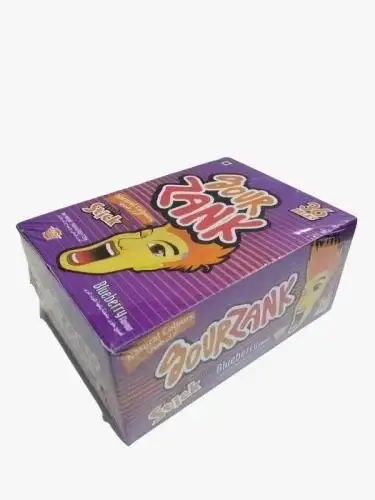Sor Zanq Sour Candy Fingers Blueberry Flavor 36 pieces * 20 g