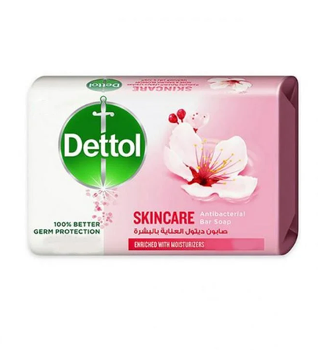 Dettol Skin Care Soap with Rose and Sakura Blossom Scent - 120 gm