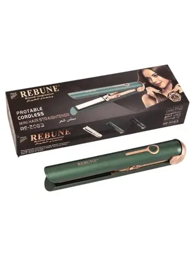 Rebune Ceramic Rechargeable Mini Hair Straightener RE-2083 | Random Color