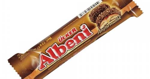 Ulker Albeni Chocolate Biscuit with Caramel Filling 72g