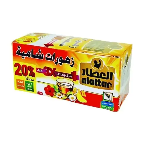 العطار  شاي زهورات شامية 20 كيس