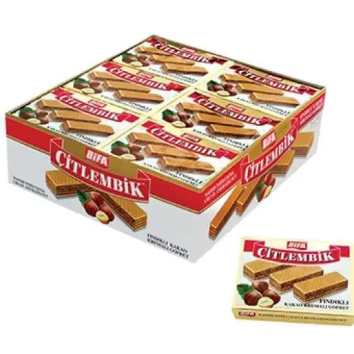 Beva Stemlick Wafers with Hazelnut and Cocoa Cream 24 pieces * 30g