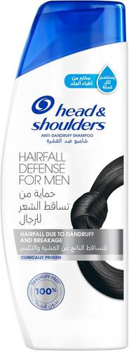 Head & Shoulders Men Anti-Dandruff Shampoo Protects Against Hair Fall Due to Dandruff and Breakage 390ml