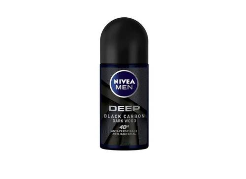 NIVEA Deep Black Carbon Men Deodorant - 50ml