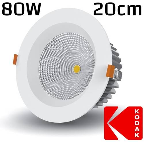 سبوت لايت ليد 20 سم برو شفاف 80 واط (اصفر/ابيض) كوداك KODAK