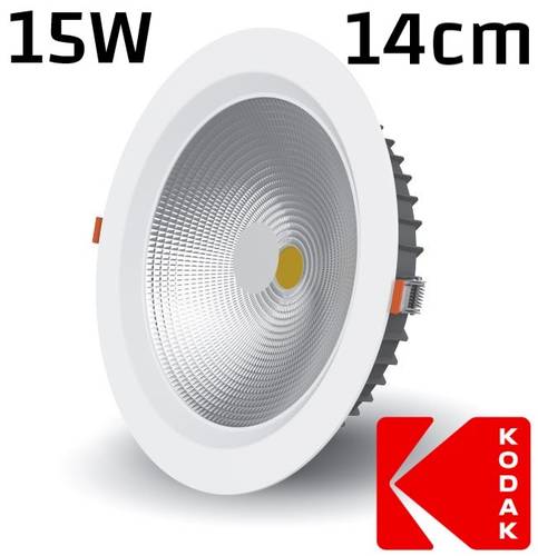 سبوت لايت ليد 14 سم شفاف 15 واط (اصفر/ابيض) كوداك KODAK