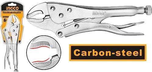 Curved jaw locking plier 10
